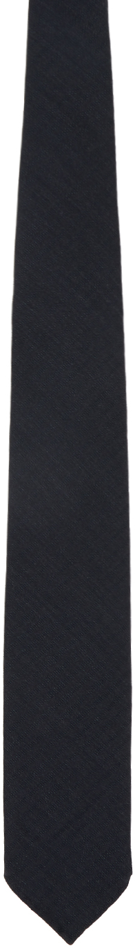 Brioni Black Striped Tie