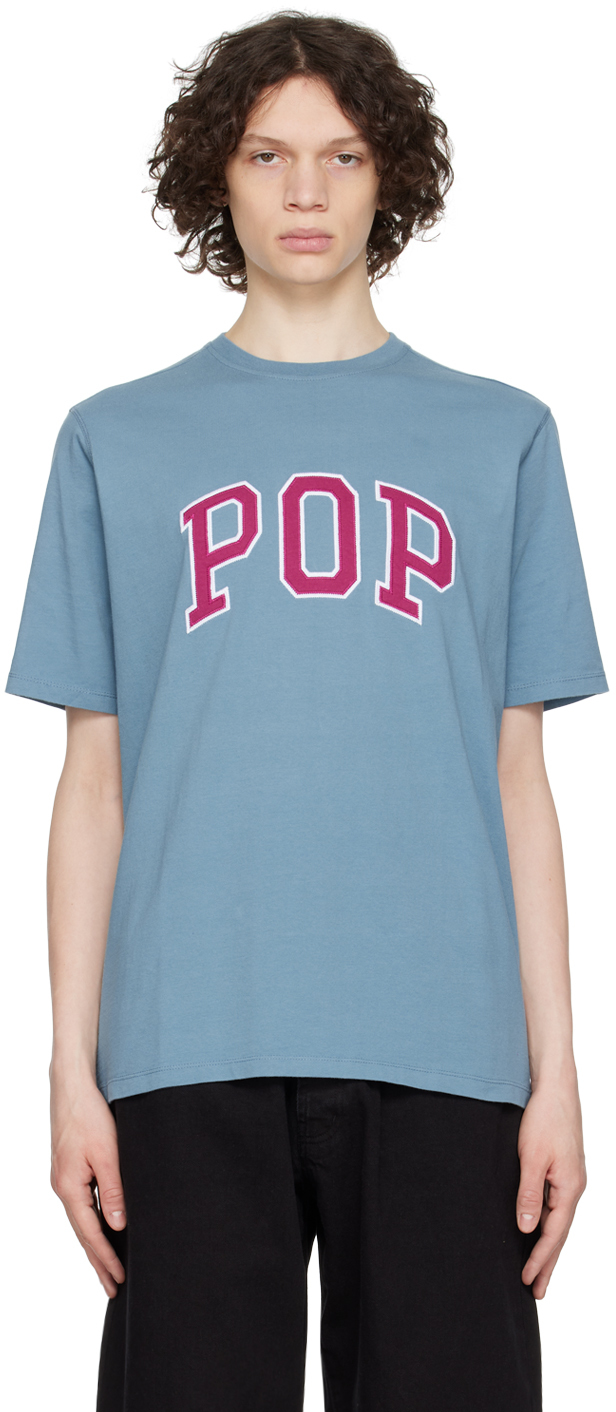 Pop Trading Company Blue Arch T-Shirt | Smart Closet