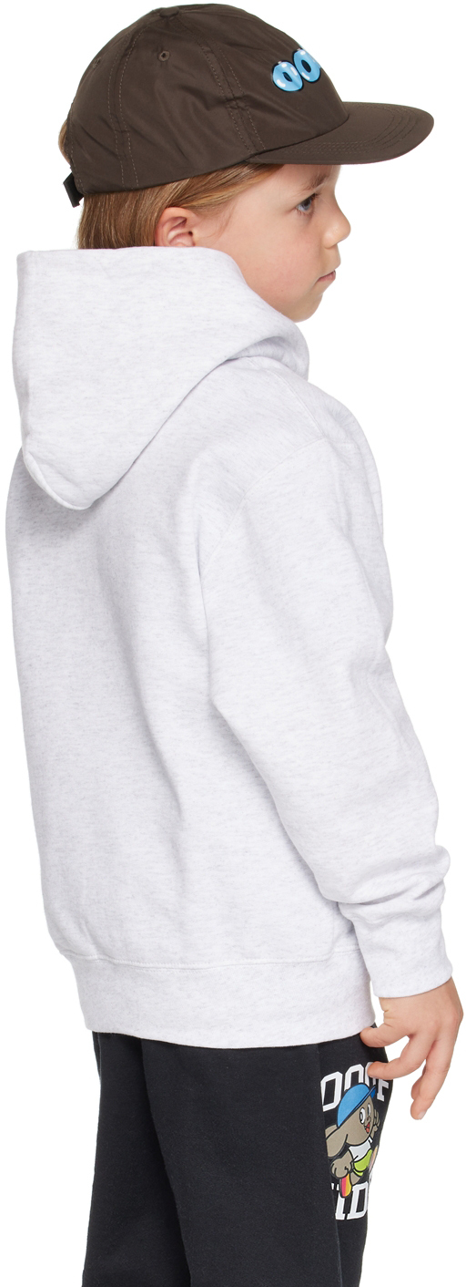 OOOF SSENSE EXCLUSIVE KIDS GRAY RAGLAN HOODIE 