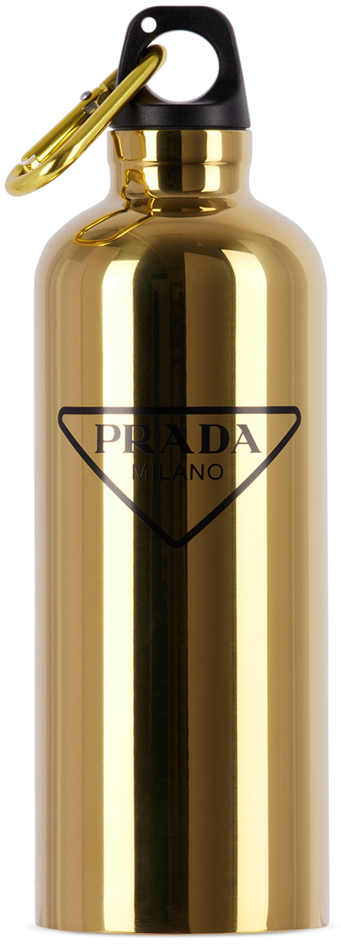 Très Bien - Prada Insulated Water Bottle 500 ml Gold / Black
