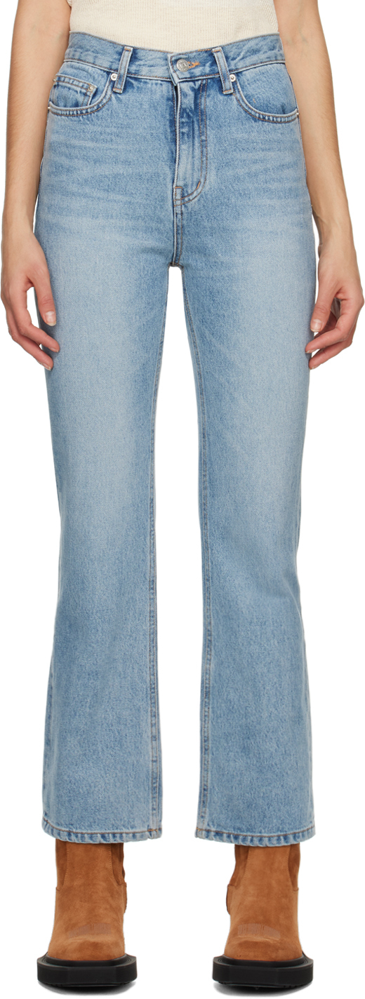 Dunst: Blue Essential Jeans | SSENSE