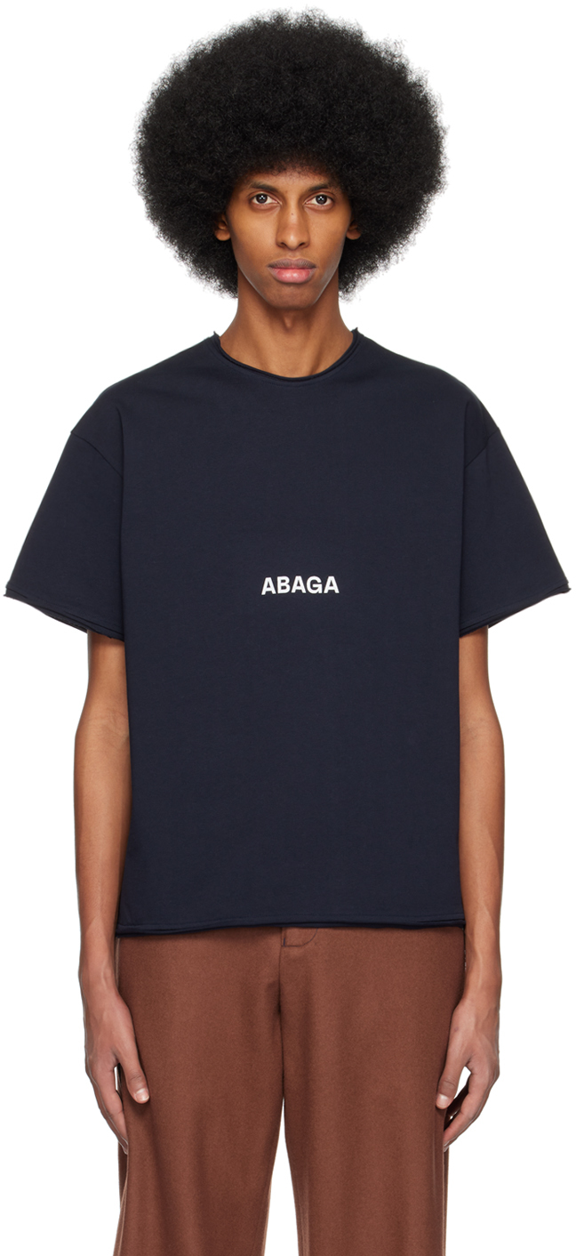 【関税込み】ABAGA VELLI ブラック World Tour Tシャツ Black 'World Tour' T-Shirt by ABAGA VELLI on Sale