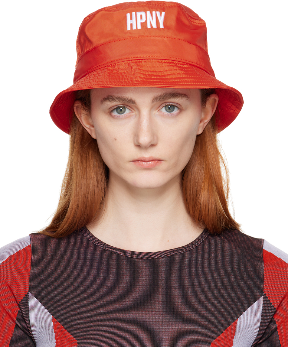 Orange 'HPNY' Bucket Hat