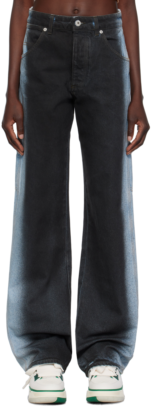【関税込み】Heron Preston オレンジ グラデーション ジーンズ Heron Preston gradient-effect straight-leg Jeans | Orange