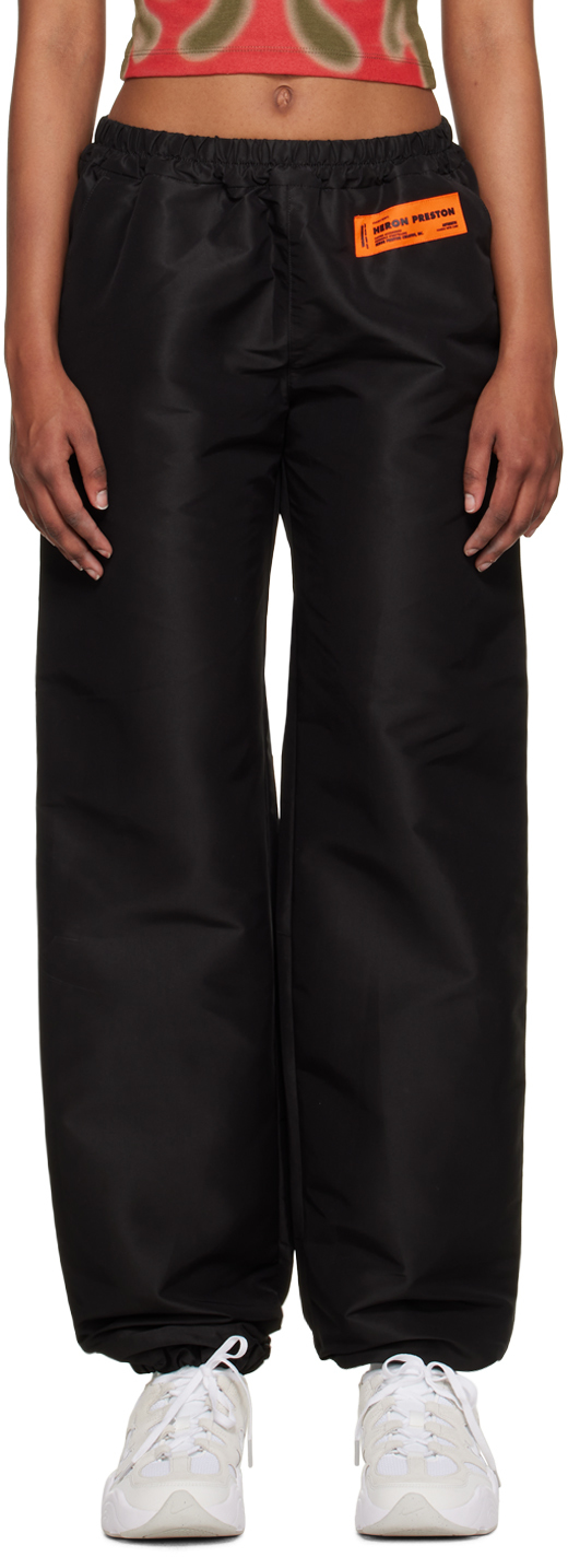 Shop Heron Preston Black Ex-ray Track Pants In Black No Color