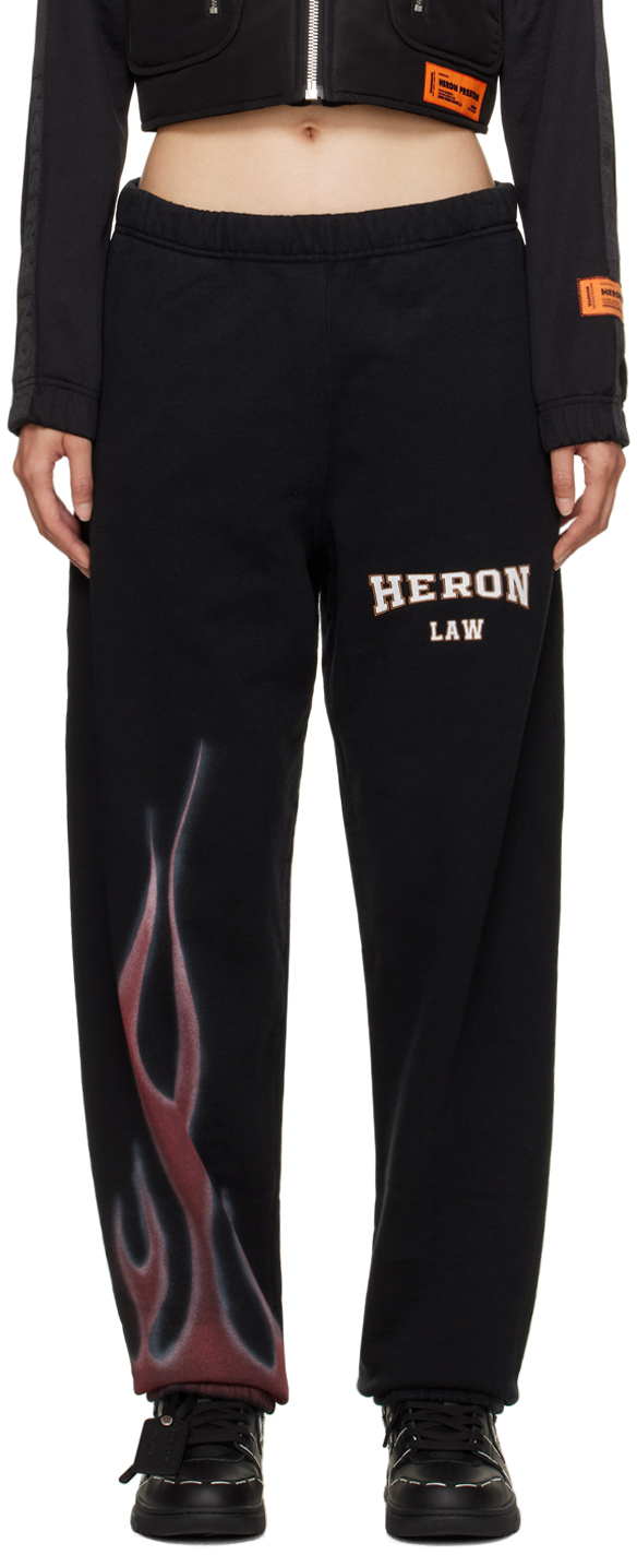 Black Heron Law Flames Lounge Pants
