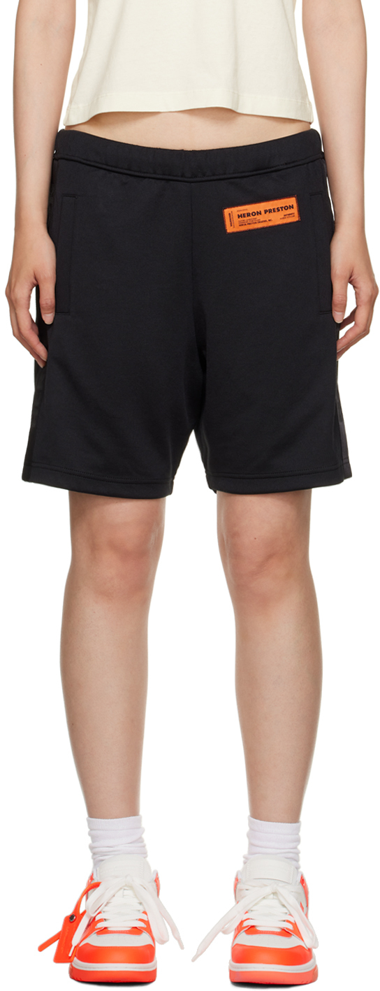 Heron Preston Black 'NF' Shorts