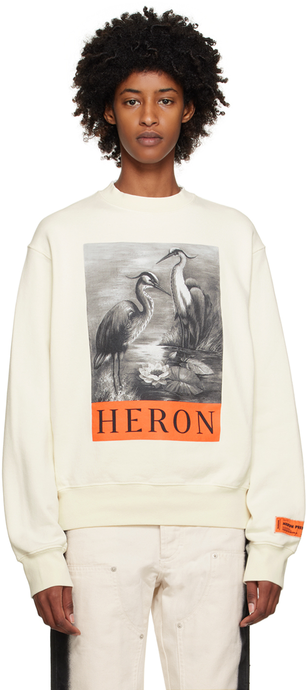 White 'Heron' Sweatshirt