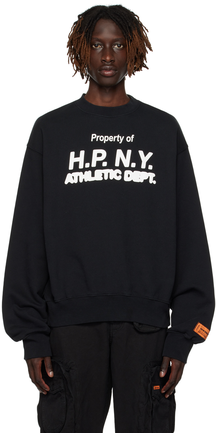Heron Preston Hpny 23 Crewneck Sweatshirt In Black