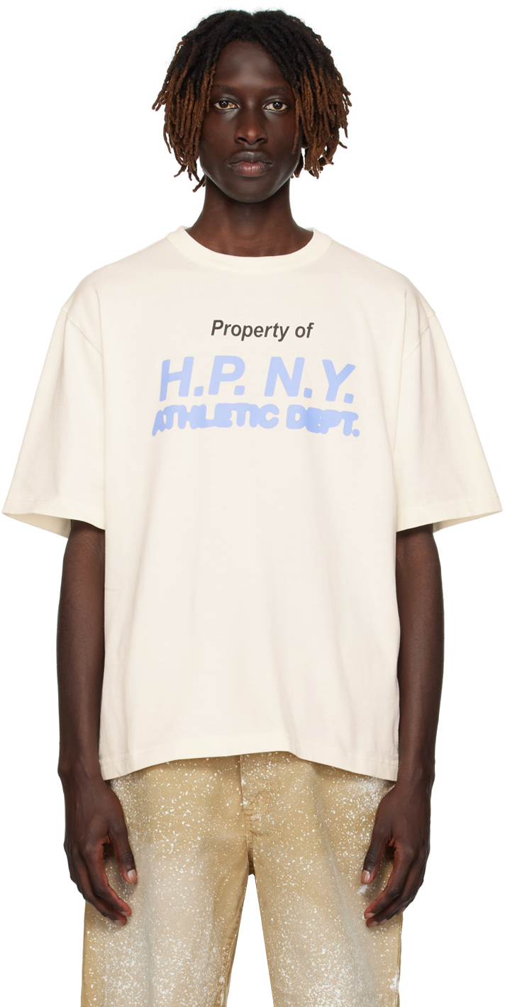 Shop Heron Preston Off-white 'hpny' T-shirt In White Black