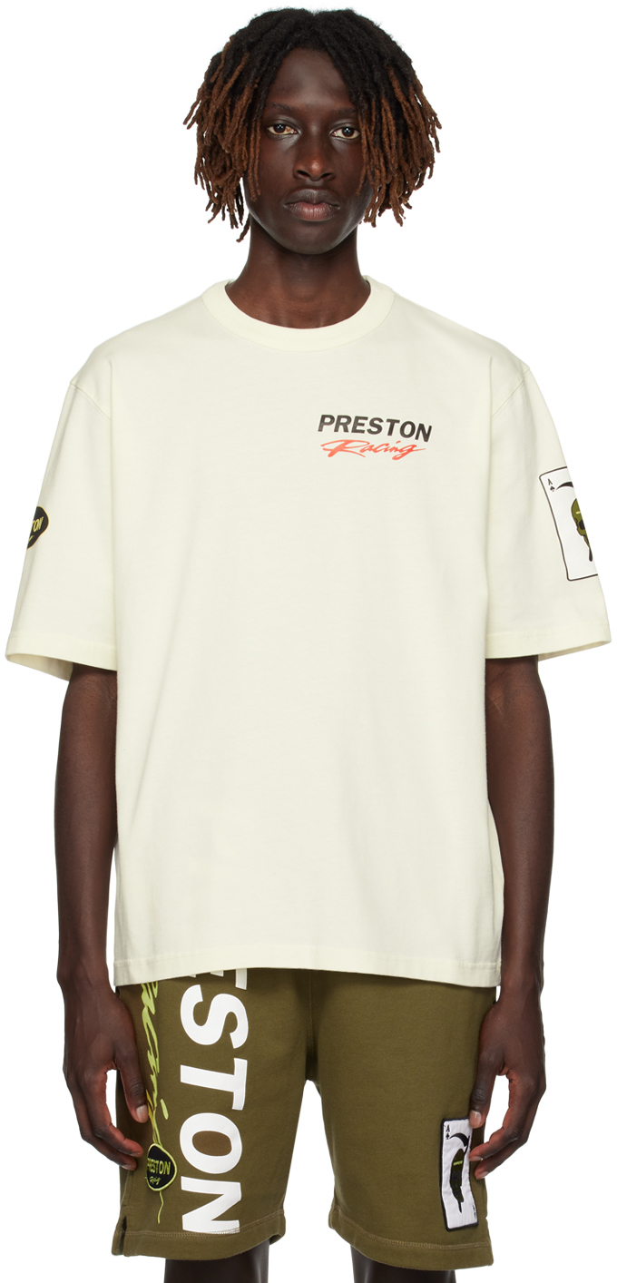 Off-White 'Preston Racing' T-Shirt by Heron Preston on Sale