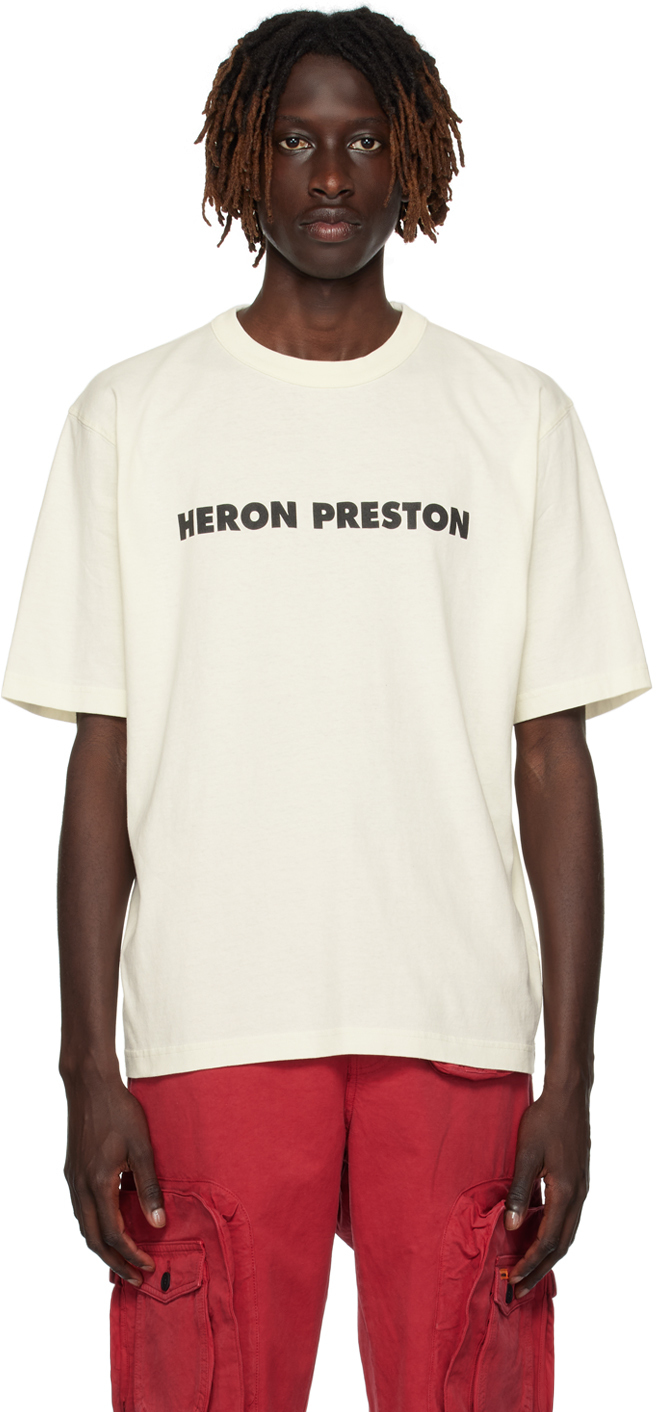 Heron Prestonのオフホワイト This Is Not Tシャツがセール中