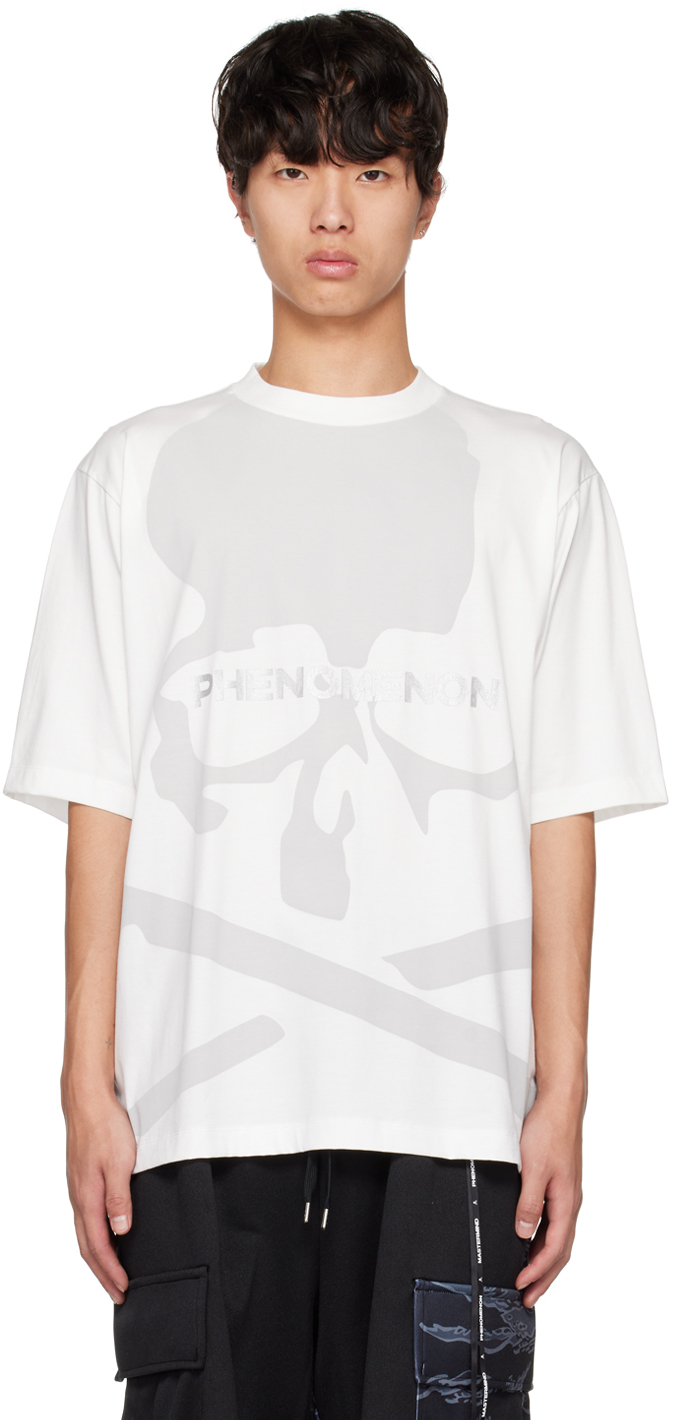 mastermind WORLD: White Phenomenon Edition 'Eye On Skull' T-Shirt ...