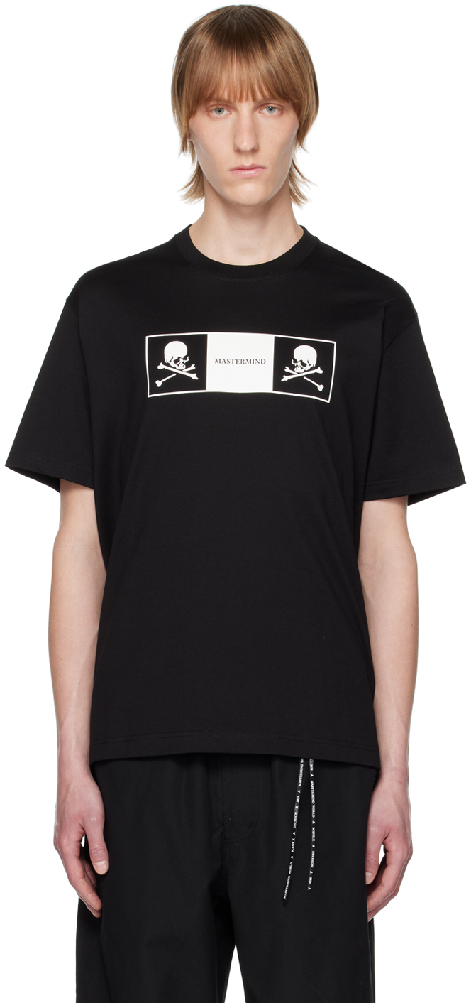 mastermind WORLD Black Box Skull T-Shirt