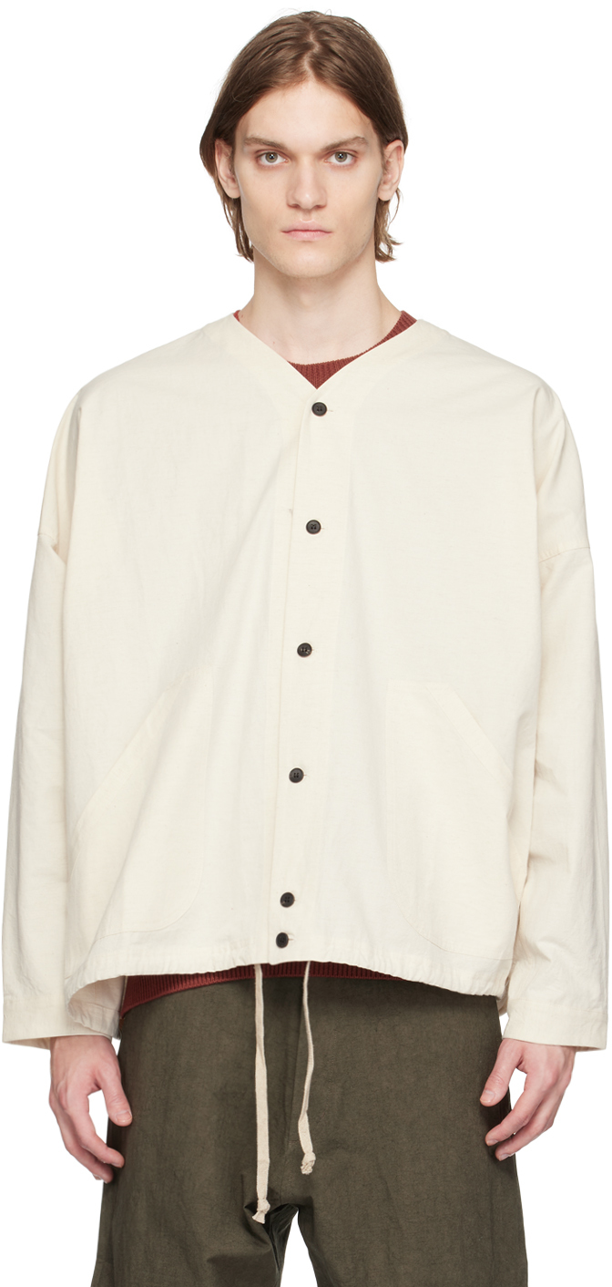Jan-Jan Van Essche: Off-White O-Project Crinkled Shirt | SSENSE