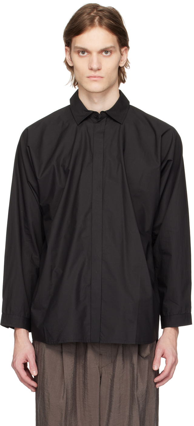 Jan-Jan Van Essche: Black #90 Shirt | SSENSE