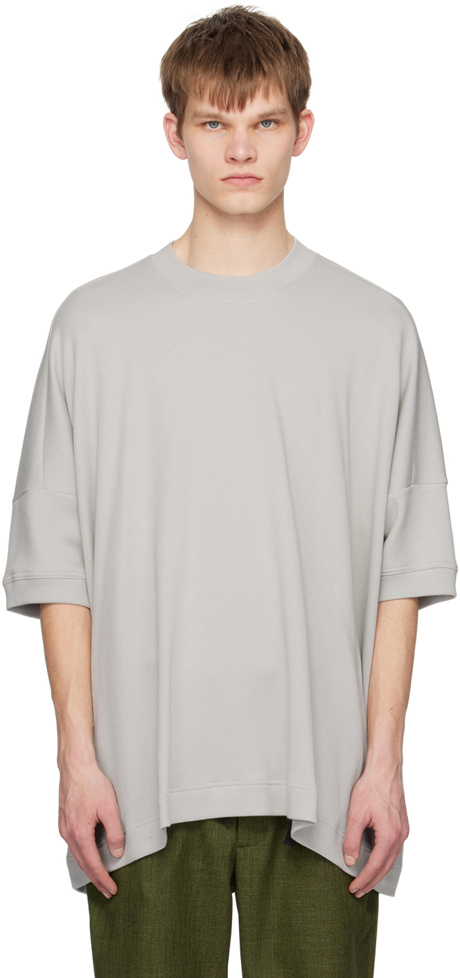 Gray #78 T-shirt In Chalk Cotton Pancake