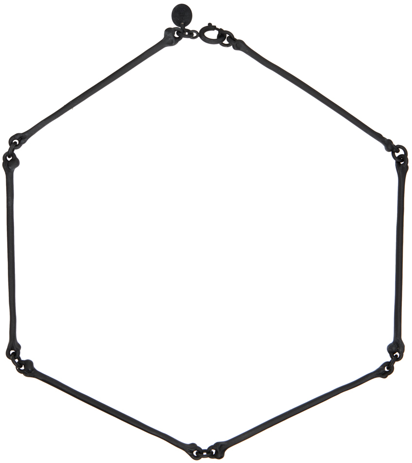 アクセサリー TAKAHIROMIYASHITA skeleton bone necklace Takahiromiyashita The Soloist Black Skeleton Bone Necklace