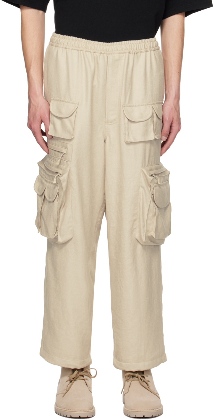 Daiwa Pier39 Off-white Perfect Cargo Pants In 5 Ecru