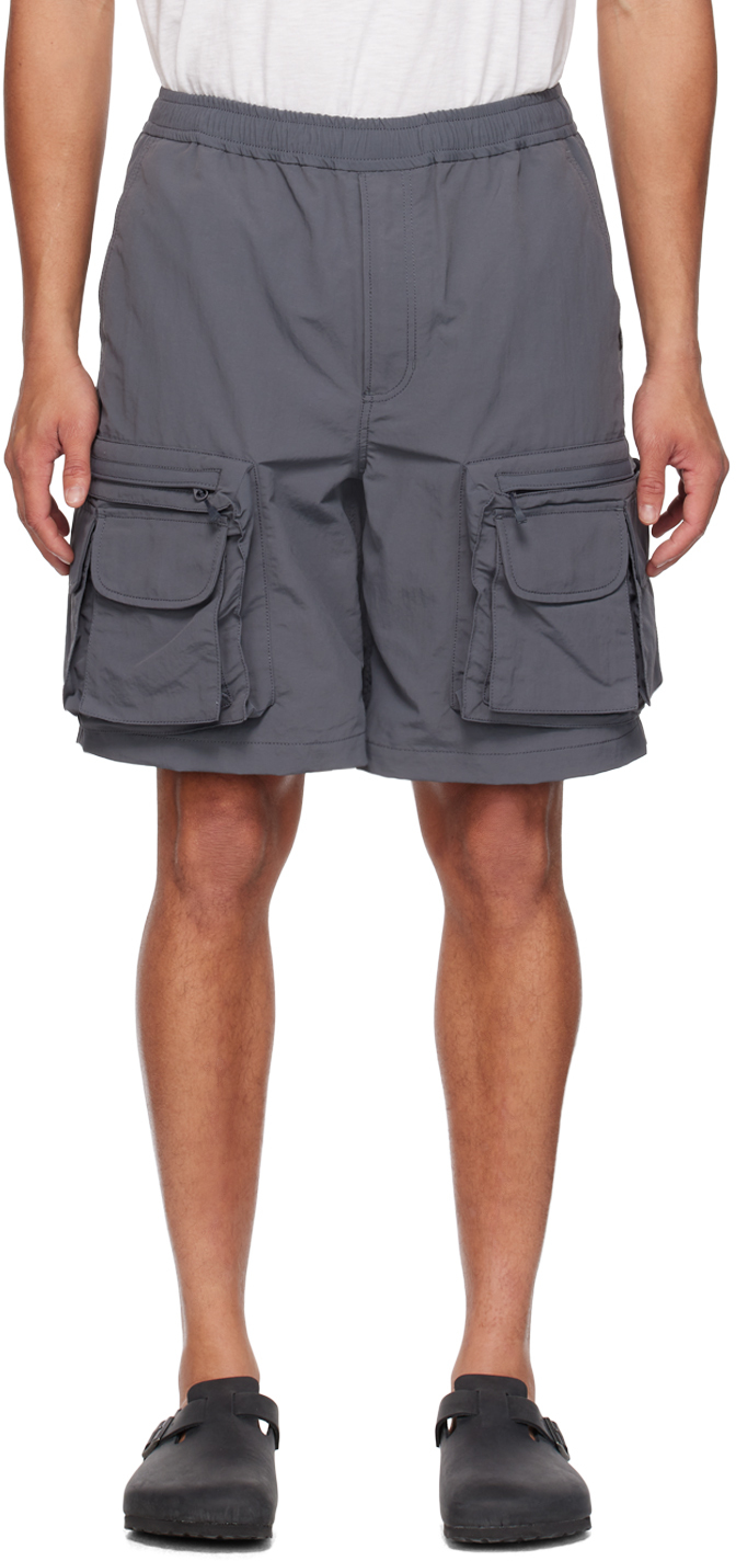 Gray Perfect Fishing Shorts In 15 Gray