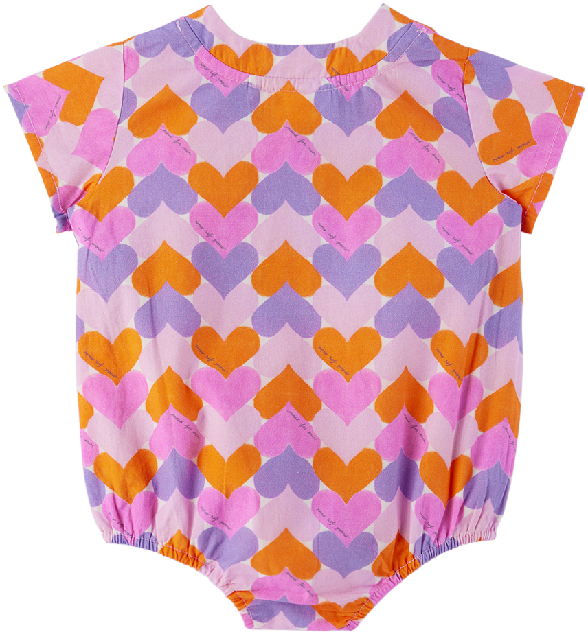 Maed For Mini Baby Pink Loving Lama Bodysuit In Pink