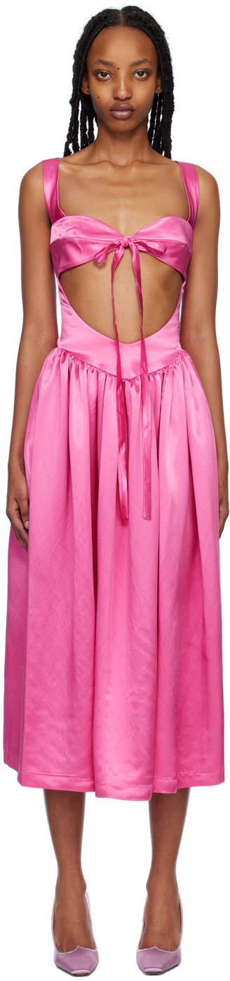 Siedres Pink Gaia Midi Dress