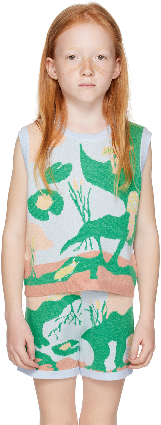 Helmstedt Kids Multicolor Saga Vest In Mushroom Swamp