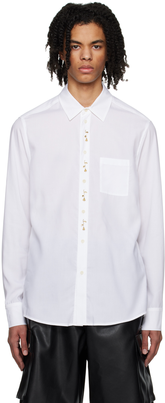 GmbH: White Aaren Shirt | SSENSE