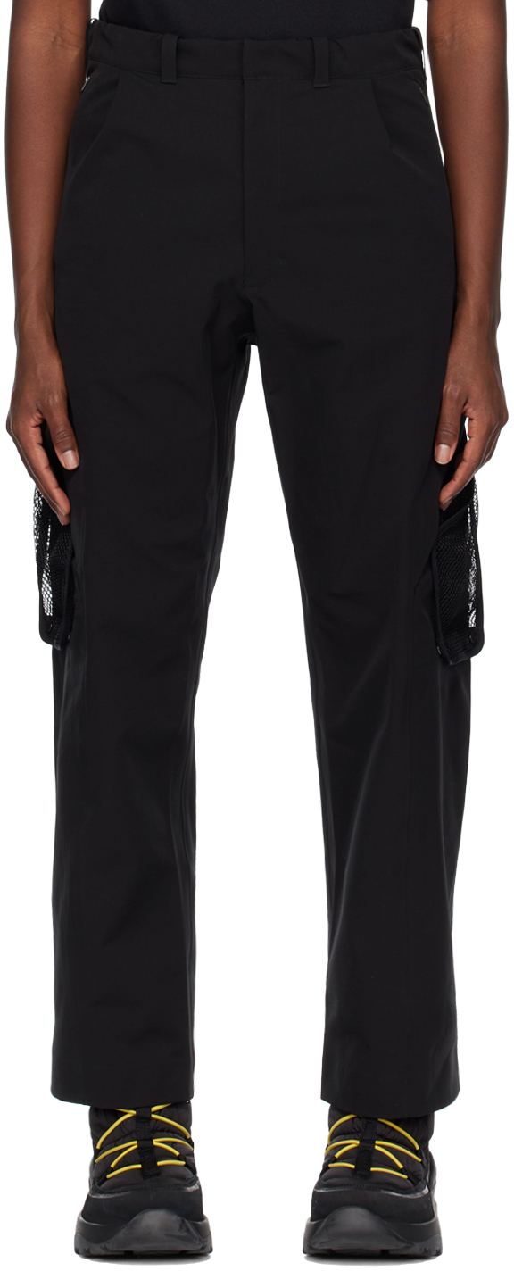 Goldwin 0: Black Double Cloth Cargo Pants | SSENSE