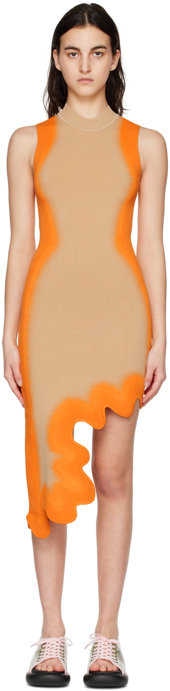 Ph5 Ssense Exclusive Beige Mia Midi Dress