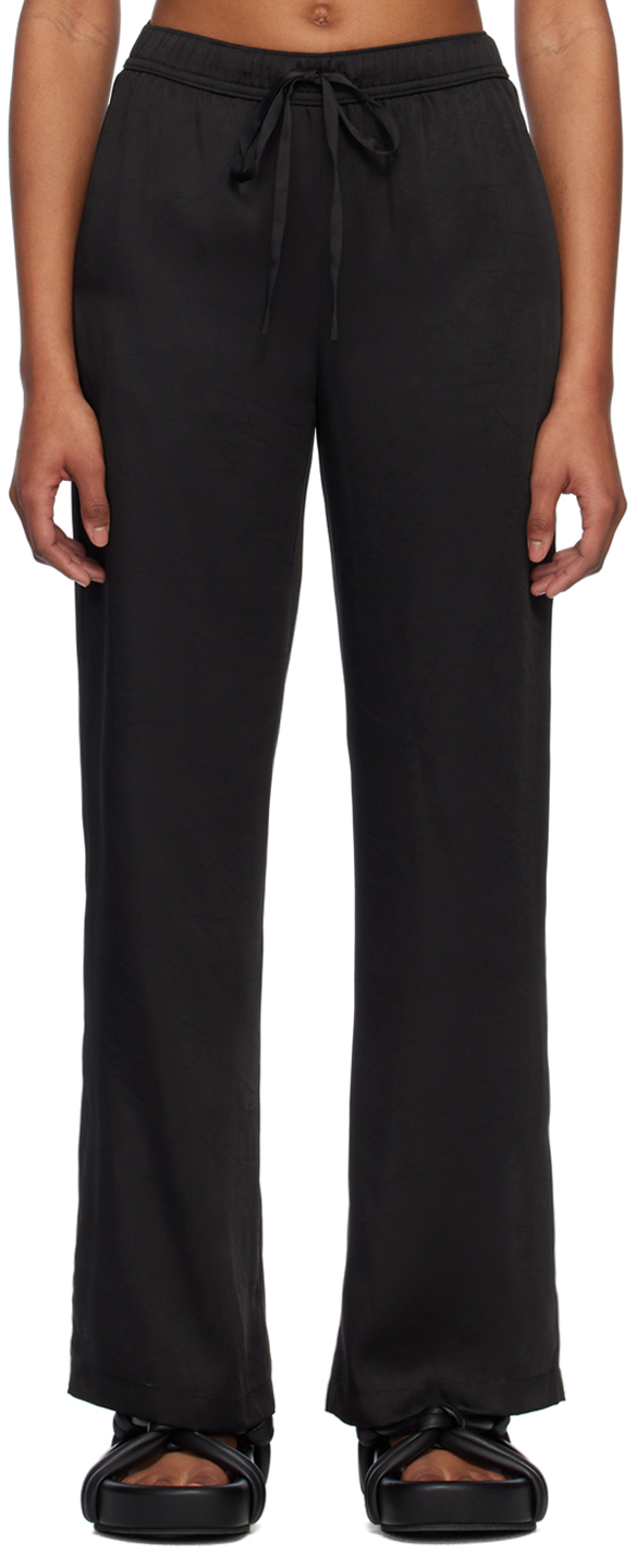 Youth Black Fluid Lounge Trousers