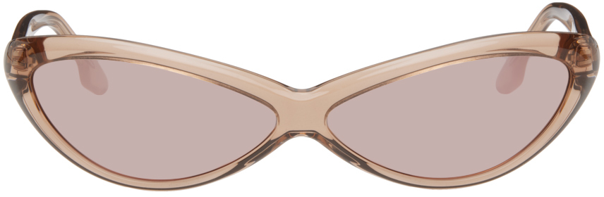 Kiko Kostadinov Pink Nisse Sunglasses In Sephia Pink