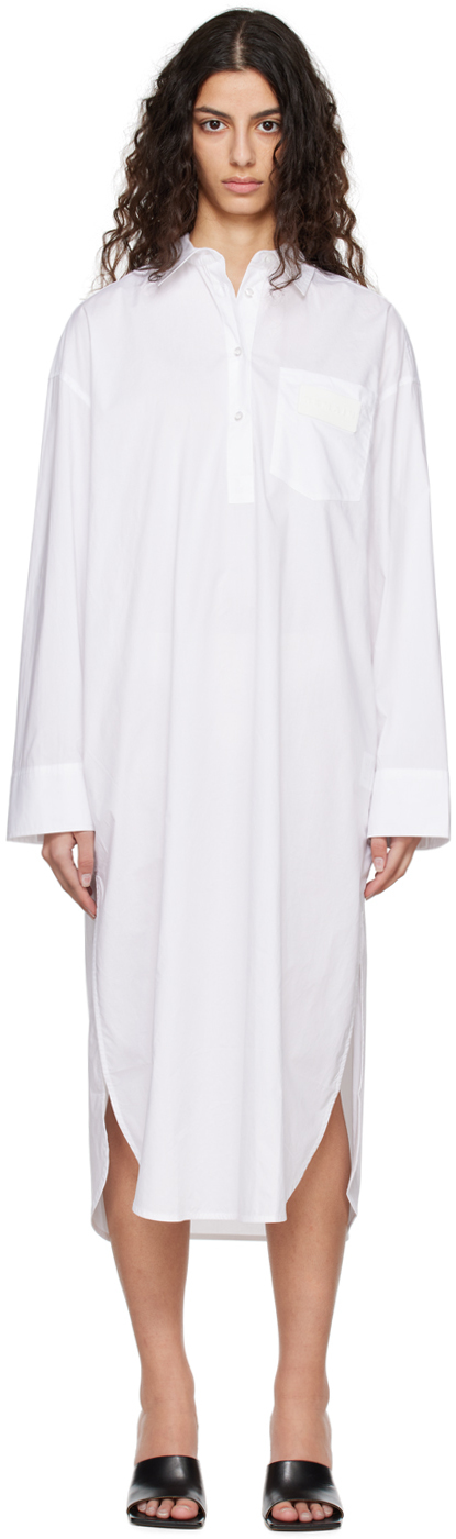 Remain Birger Christensen Midi Dress In White
