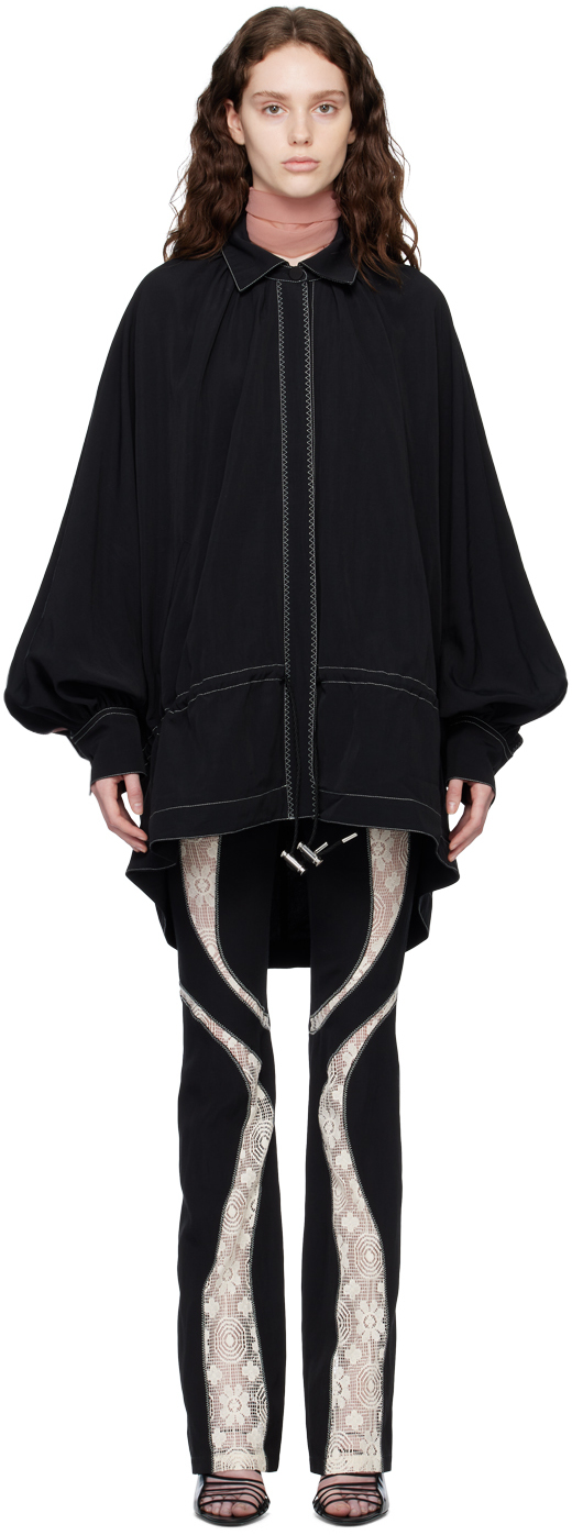 Kiko Kostadinov: Black Rihannon Bomber Jacket | SSENSE