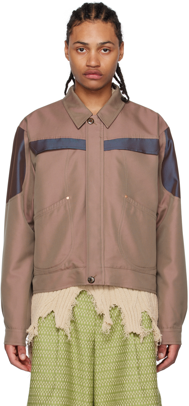 Kiko Kostadinov Pink Mcnamara Work Jacket In Antique Copper