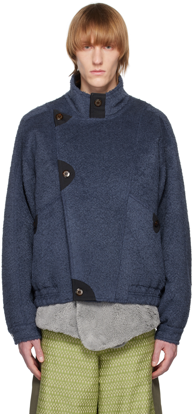 Kiko Kostadinov Blue Maersk Bomber Jacket