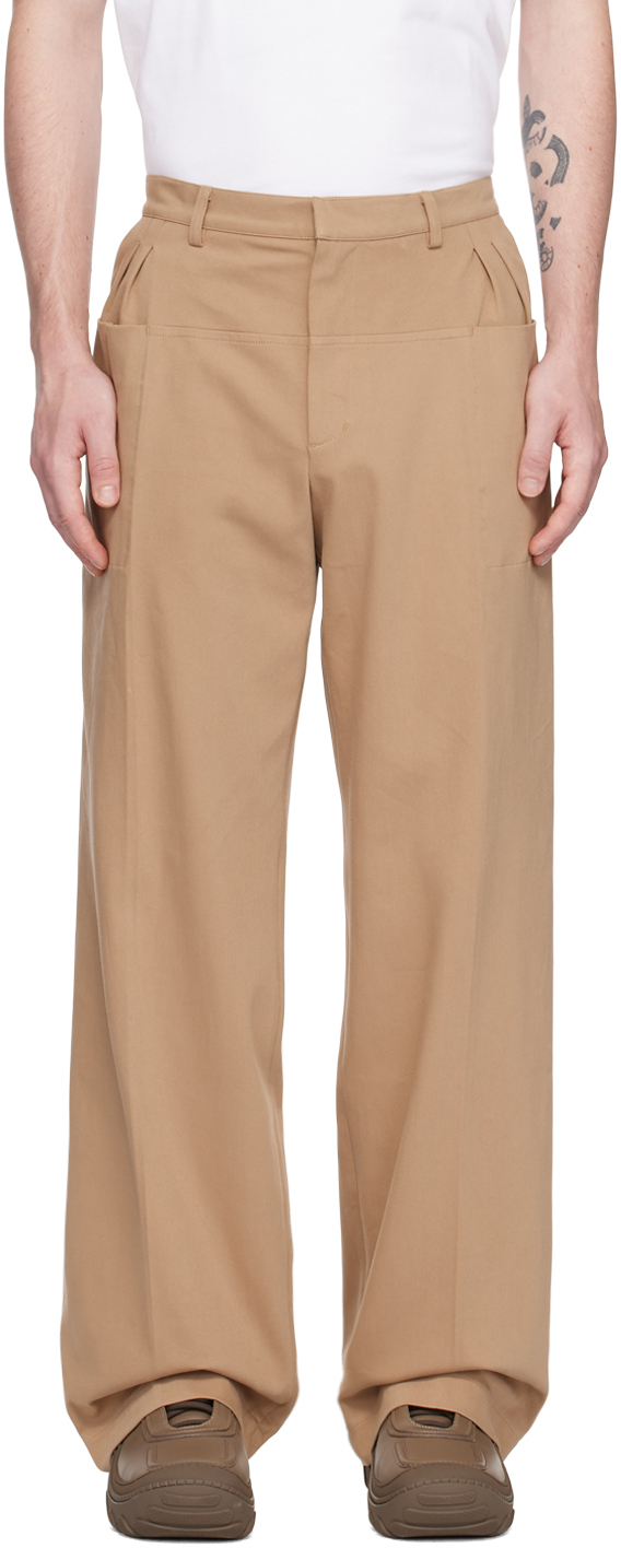 Beige Orma Reversible Trousers