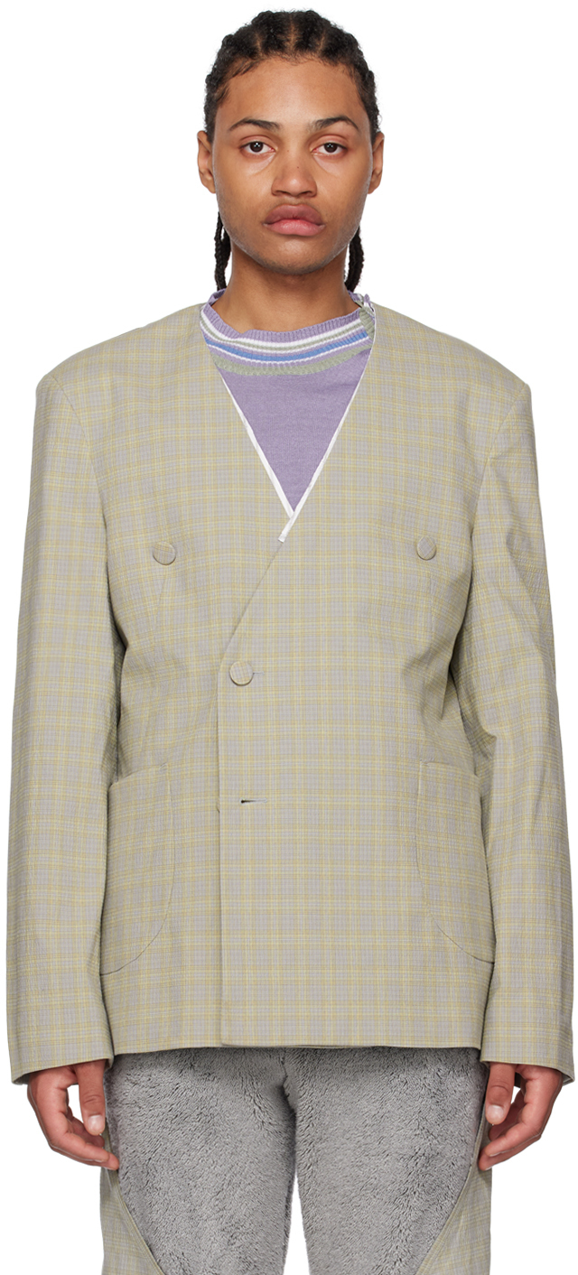 Gray Orma Reversible Blazer