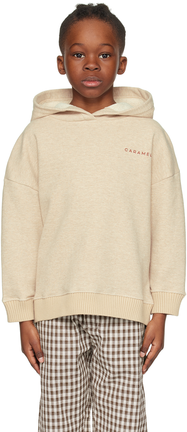 Caramel Kids Taupe Nori Hoodie In S23tp Taupe