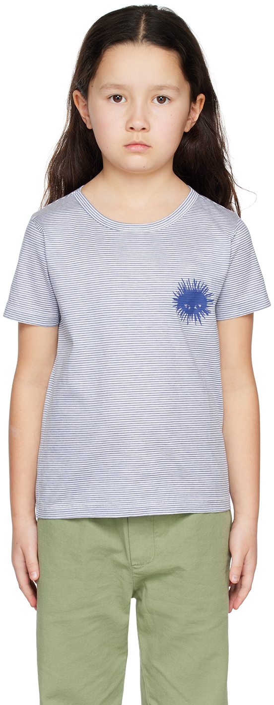 Morley Kids Blue Poeh T-shirt In Lavender Baobab