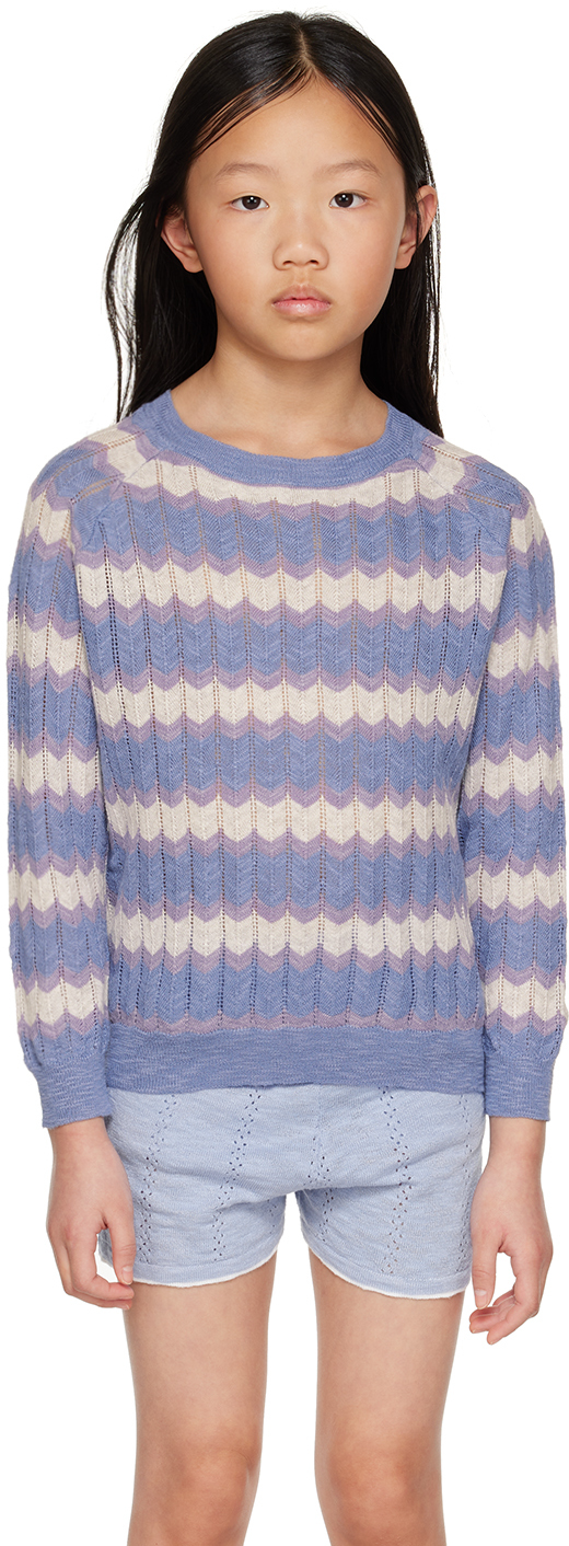 Kids Blue Swell Sweater by Morley | SSENSE