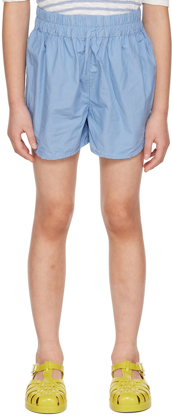 Morley Kids Blue Shoose Shorts In Vista