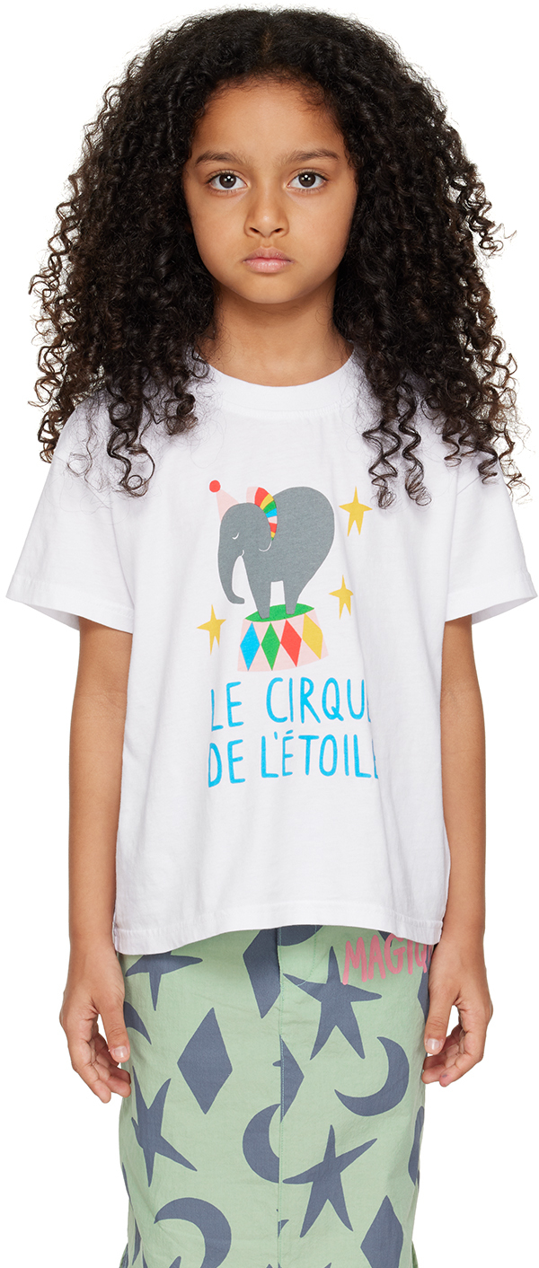 Jellymallow Kids White 'elephant' T-shirt