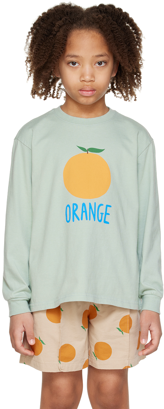 Orange long sleeve shirt hot sale kids