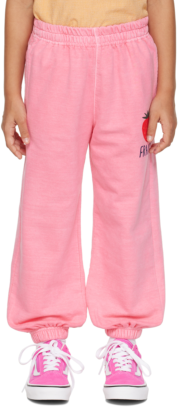 Jellymallow Kids Pink 'fraise' Lounge Trousers