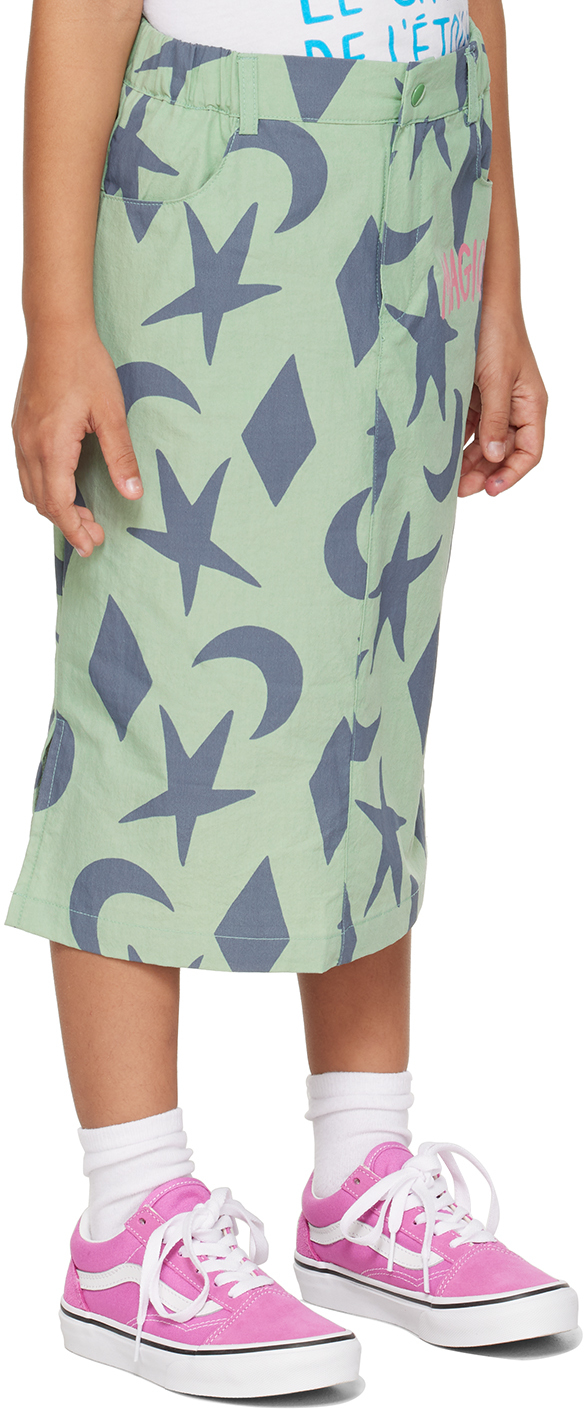 Jellymallow Magique Cotton-blend Skirt In Mint