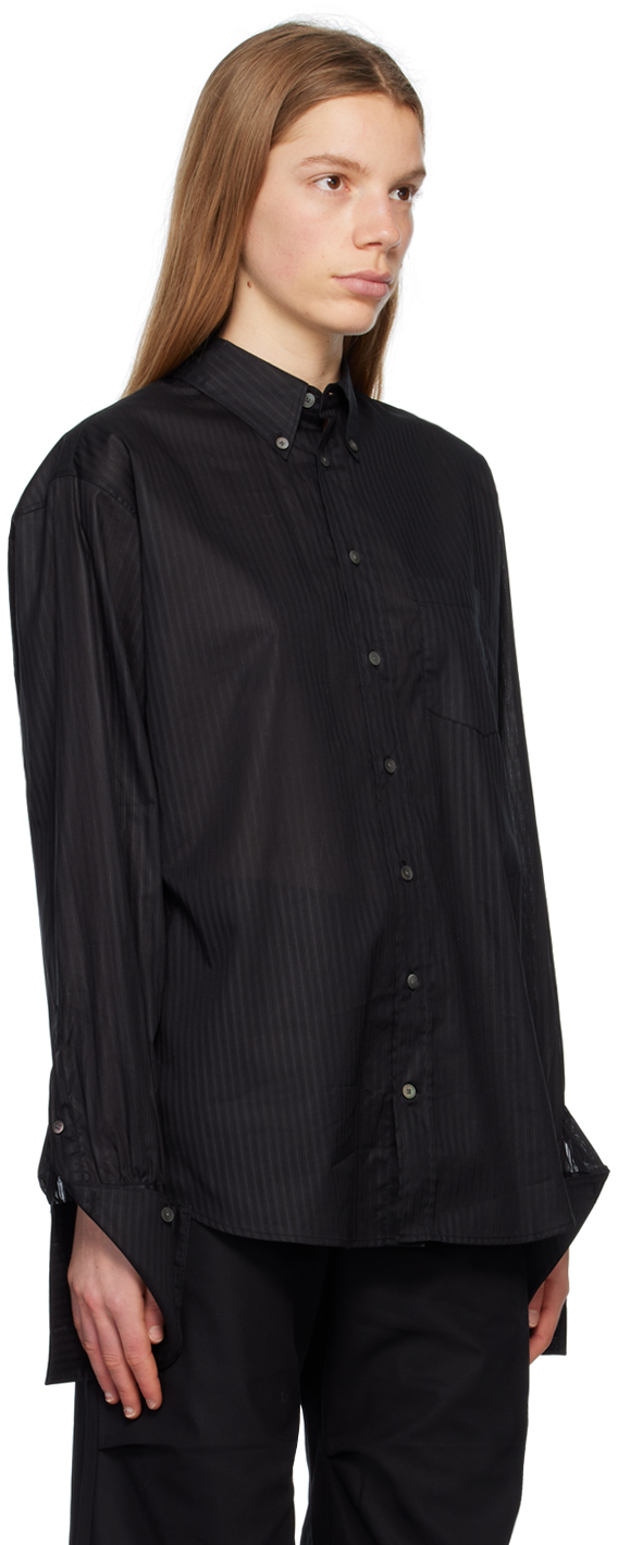 Hope Black Brave Shirt In Black Stripe Soft