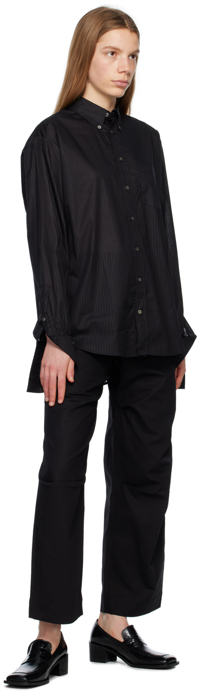 Hope Black Brave Shirt In Black Stripe Soft