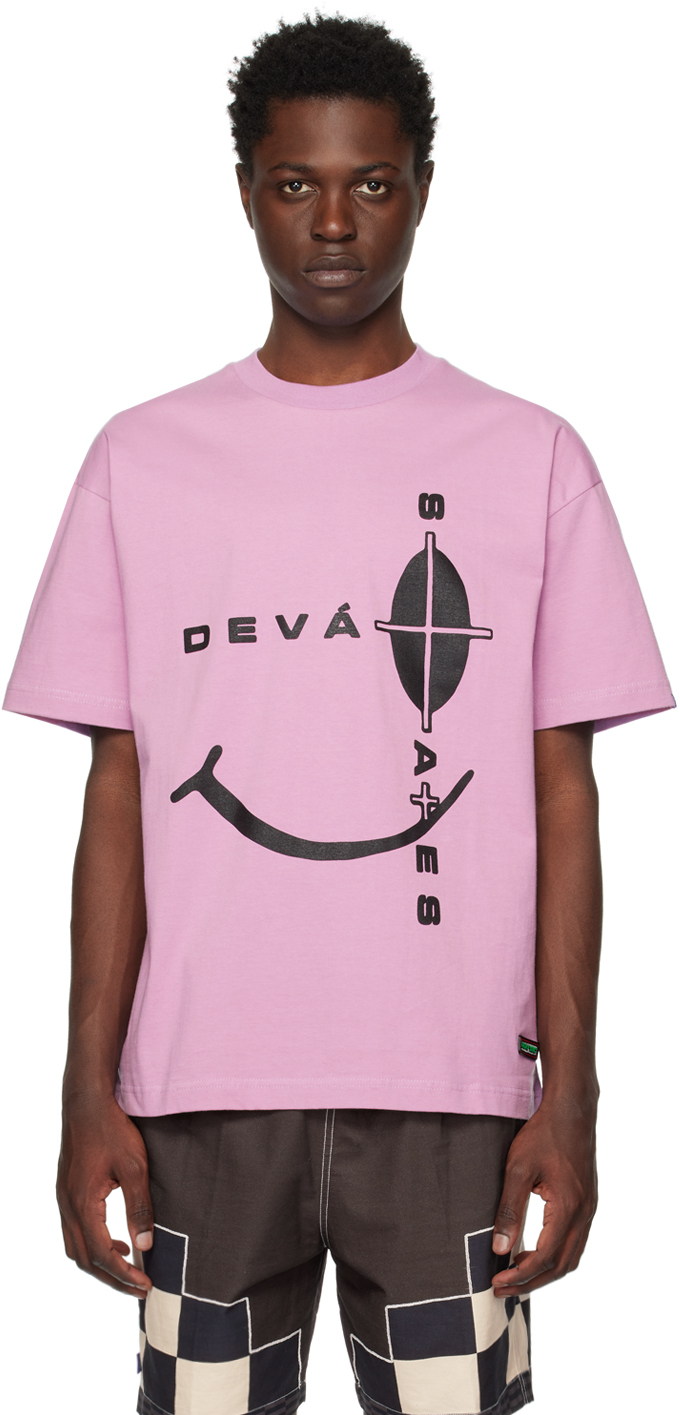 DEVÁ STATES Purple Printed T-Shirt