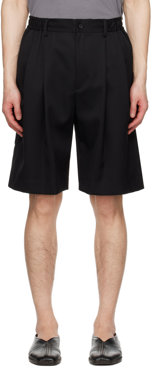 Acne Studios - Tailored pleated shorts - Black